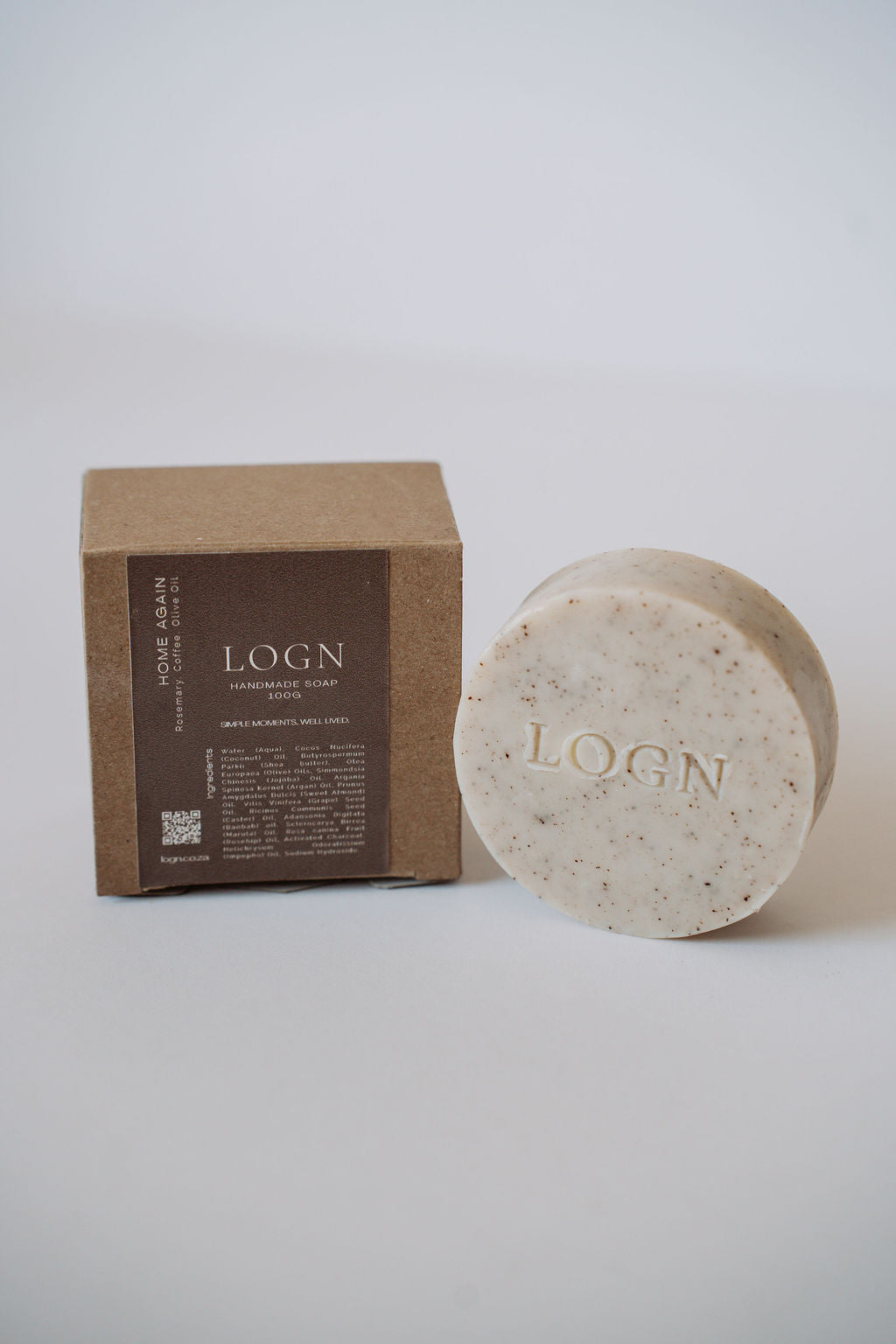 Handmade Soap - Exfoliating Coffee & Rosemary - 100g