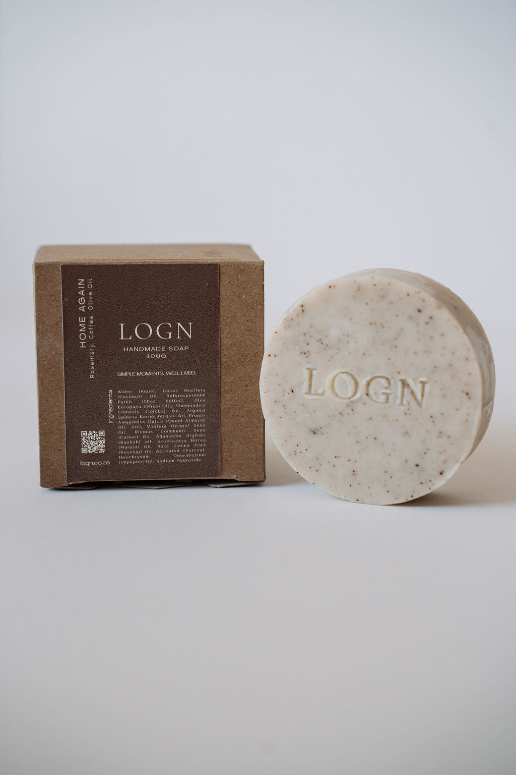 Handmade Soap - Exfoliating Coffee & Rosemary - 100g